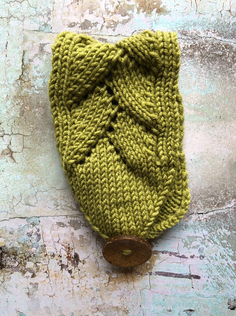 optional Beautiful handmade gift! 6-9 months Custom Made to Order- Merino Wool Baby Cardigan with Matching Headband for Mum