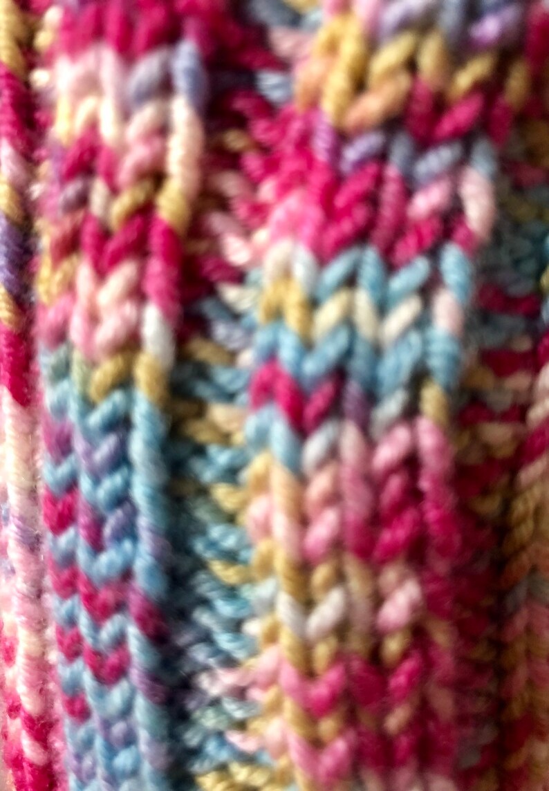 Beautiful Tutti Frutti handmade arm warmers!