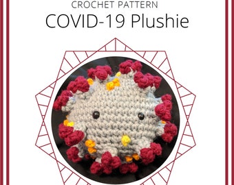 Crochet Virus Plushie *PATTERN ONLY*