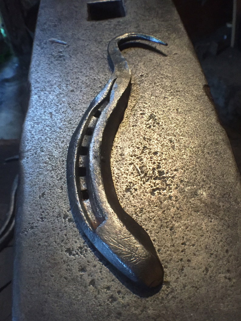 Hand Hoof Pick Recycled Horseshoe Blacksmith Etsy