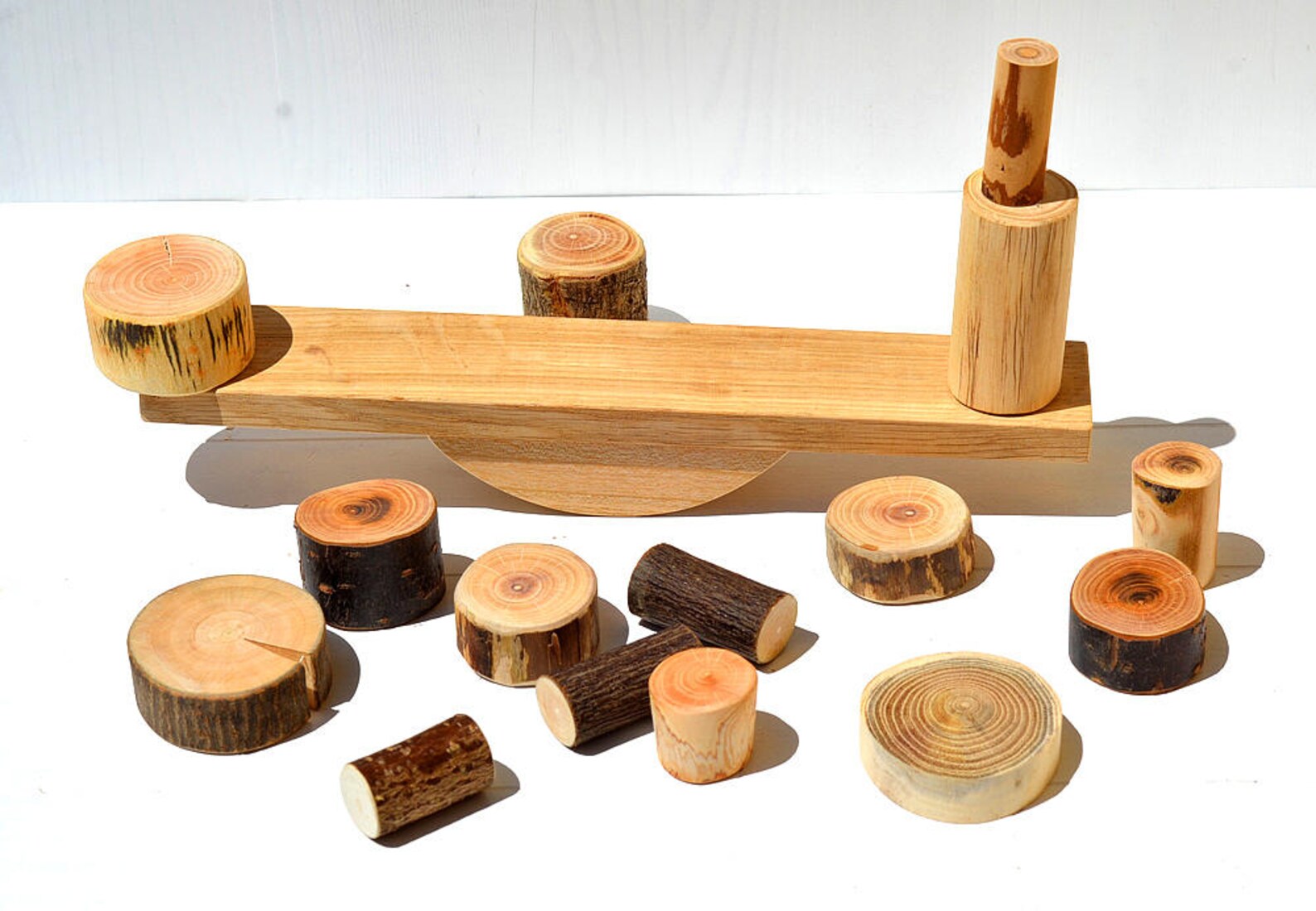 Wooden balance toy Wood balancing toy Set of learning toys Etsy