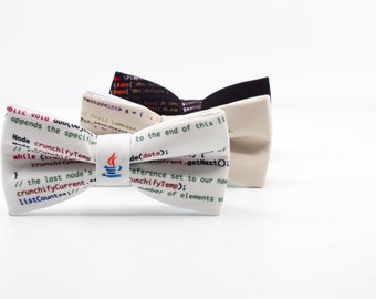 Java Bow Tie: Handmade Nerd Gift