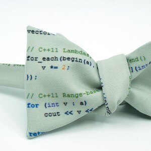 Programmer Bow Tie, C++ BowTie, Coder gift image 8