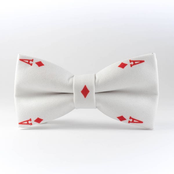 Nœud papillon Ace, cartes de poker nœud papillon, cadeau pour joueur