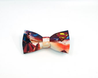 Super Hero bow tie, Superman gift, Boy bow tie