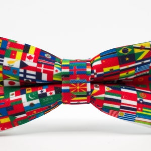 Cadeau pour voyageur, Nœud papillon pilote, Nœud papillon drapeaux, Cadeau de voyage