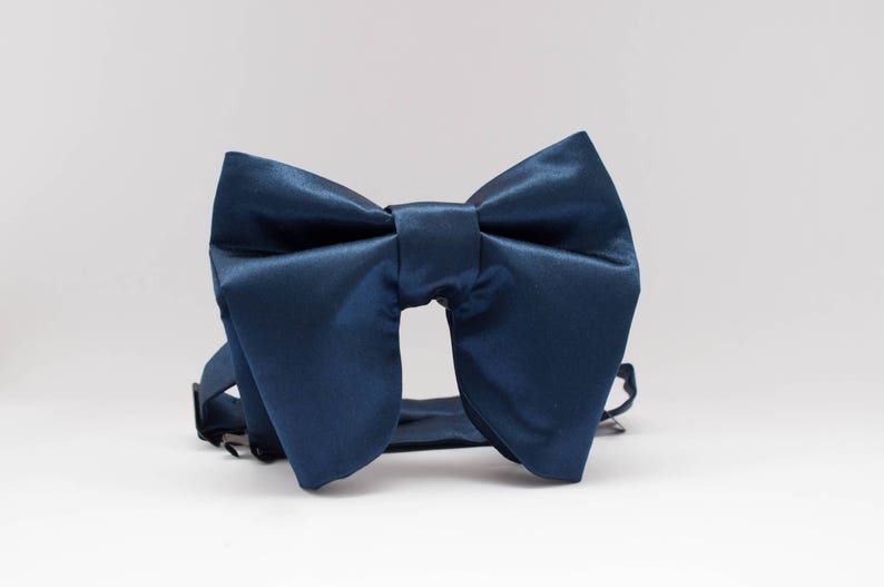 Big bow tie, Tuxedo Bow Tie Oversized wedding bow tie Tom Ford style bow tie image 7