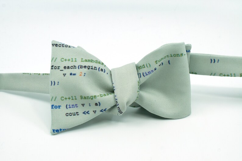 Programmer Bow Tie, C++ BowTie, Coder gift image 5