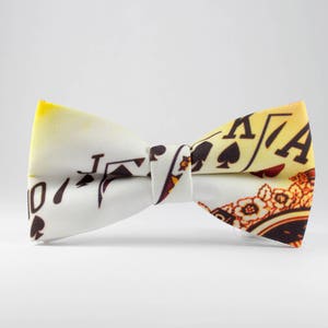 Uomini Bow tie - Bow tie mens, Gambler bow tie, Poker man bow tie, Unique BowTies Free shipping Tie, Carte regalo, Carte Bowtie