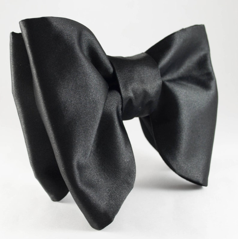 Men Big Bow tie Oversized Bow tie in velvet Tom Ford style Etsy