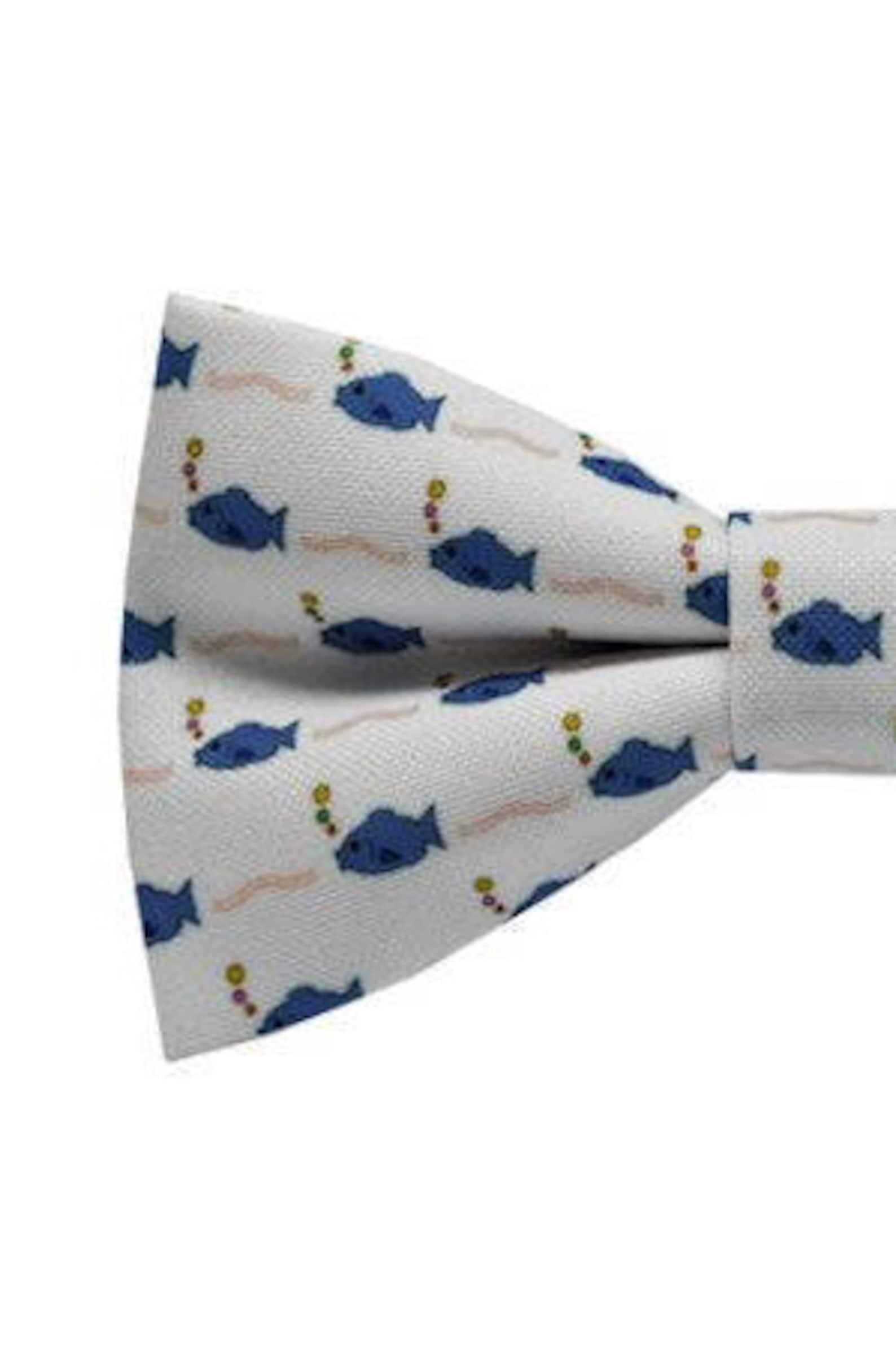 Fish Bow tie Aquatic Bow tie Fisherman Gift Etsy