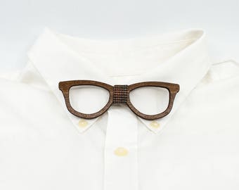 Noeuds papillon en bois, Cadeaux en bois, Noeuds papillon à lunettes pour hommes