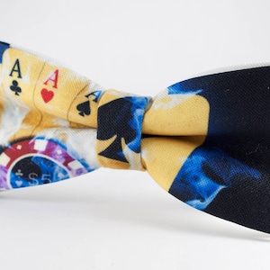 Ace Bowtie, Poker BowTie, Regalo per Gambler