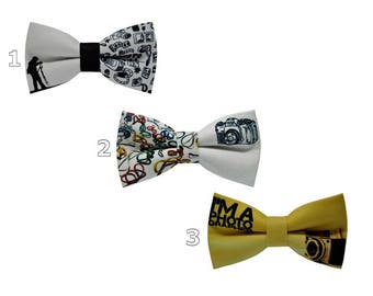 Camera Bowtie for Men: Handmade Photo Bow Tie