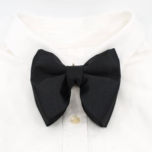 Big bow tie, Tuxedo Bow Tie Oversized wedding bow tie Tom Ford style bow tie image 6