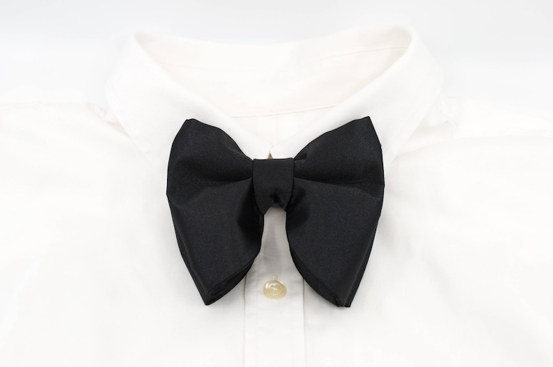 Big bow tie, Tuxedo Bow Tie Oversized wedding bow tie Tom Ford style bow tie image 6