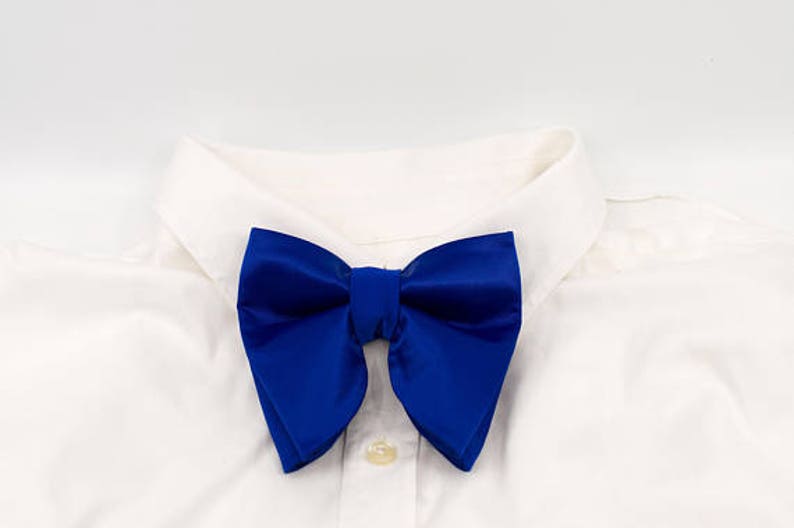 Big bow tie, Tuxedo Bow Tie Oversized wedding bow tie Tom Ford style bow tie image 5