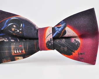 Star Wars Darth Vader Bow Tie – Geeky Gift for Him, Adjustable Bowtie