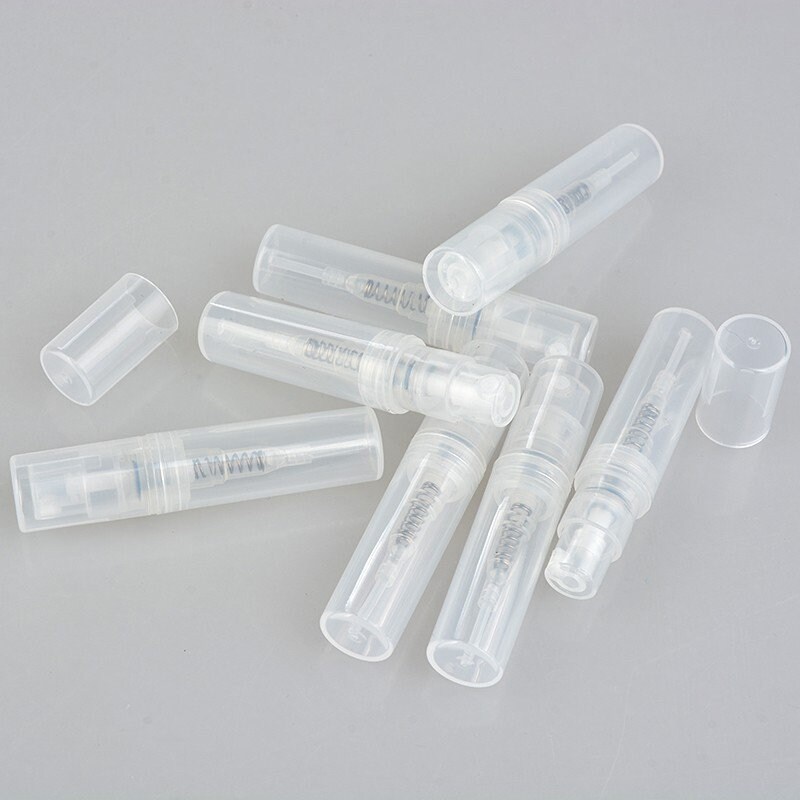 50pcs/lot 2ml 3ml 5ml Mini Plastic Spray Perfume Bottle | Etsy