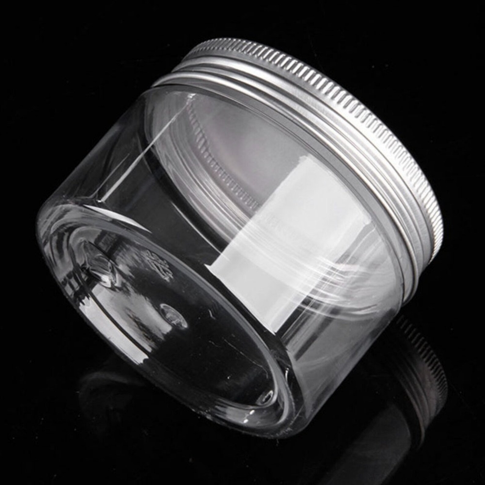 10pcs 250ml Plastic Jar With Lids Screw Tin Large Clear Etsy