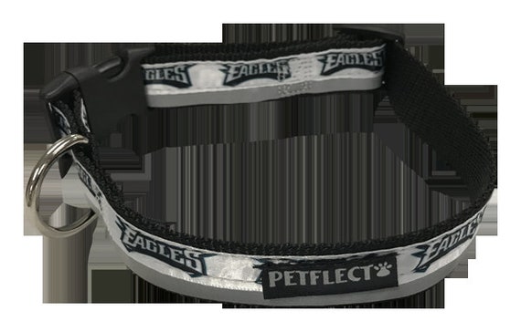 Philadelphia Eagles Dog Collar Reflective Nylon Super Strength Nfl Team Logos