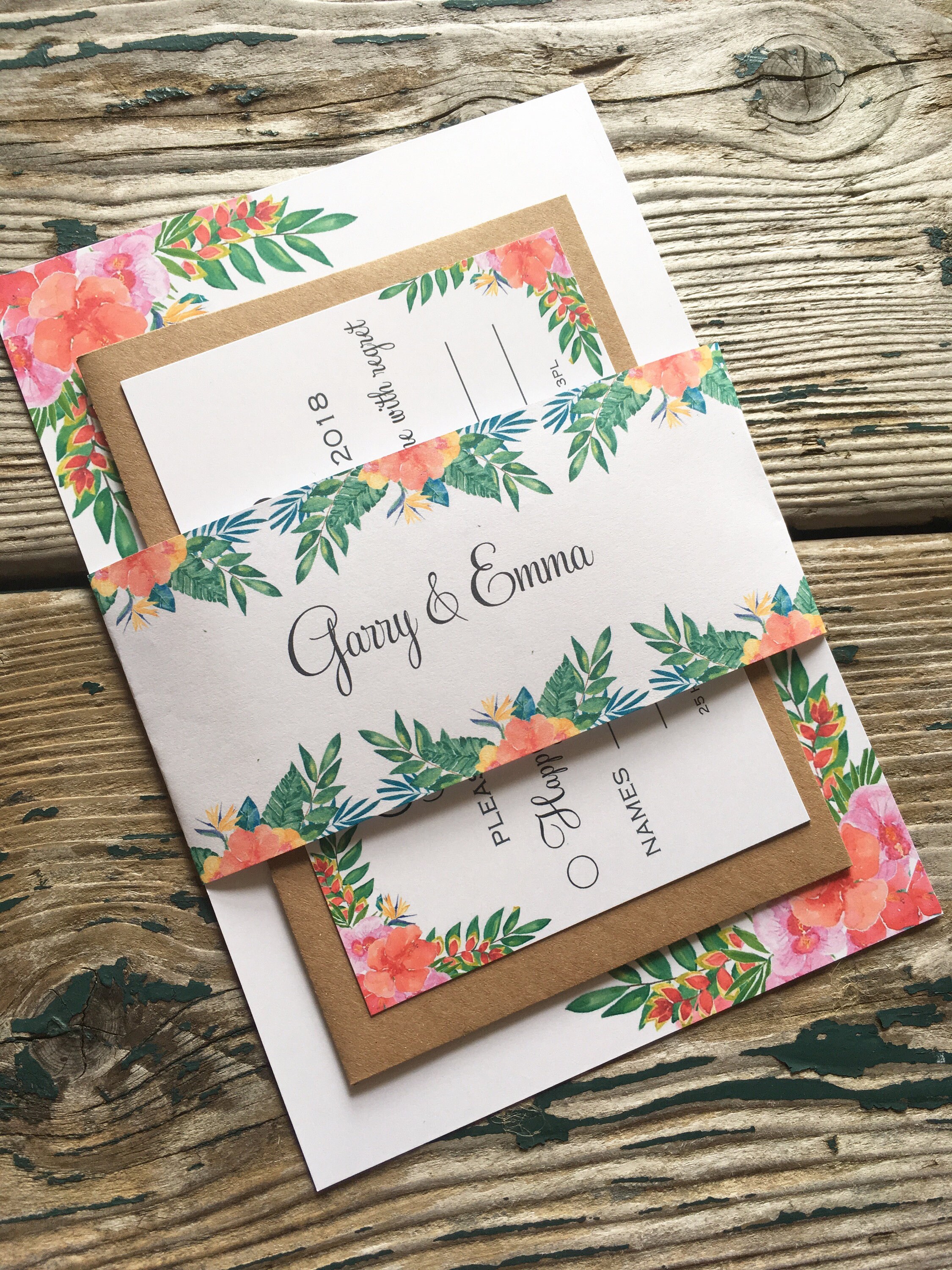 Caribbean Wedding Invitations 8
