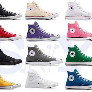 CUSTOM Hand Painted  Converse