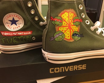 Hand Painted Teenage Mutant Ninja Turtles Converse