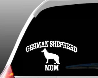 German Shepherd Mom/Dad/Parents Car Window Decal