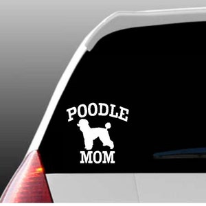 Poedel Moeder / Papa / Ouders Car Window Sticker