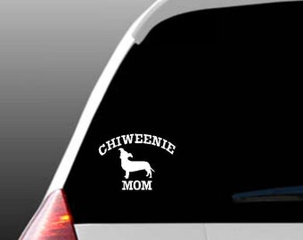 Chiweenie Mom/Dad/Parents Car Window Decal