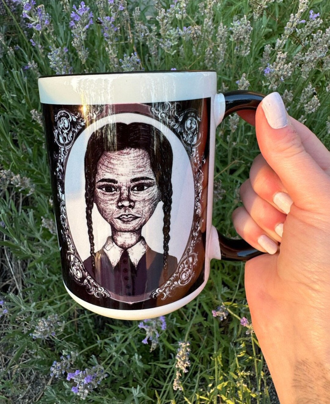 Wednesday Mug, Stay Weird Mug, Thing Hand Mug, Addam's Family Mug