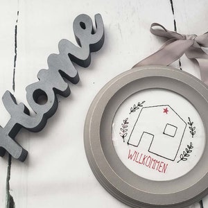 Scandi House Welcome in 5 sizes embroidery file image 7