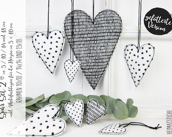 ITH Heart "Lined" Spar Set 2 - Embroidery File