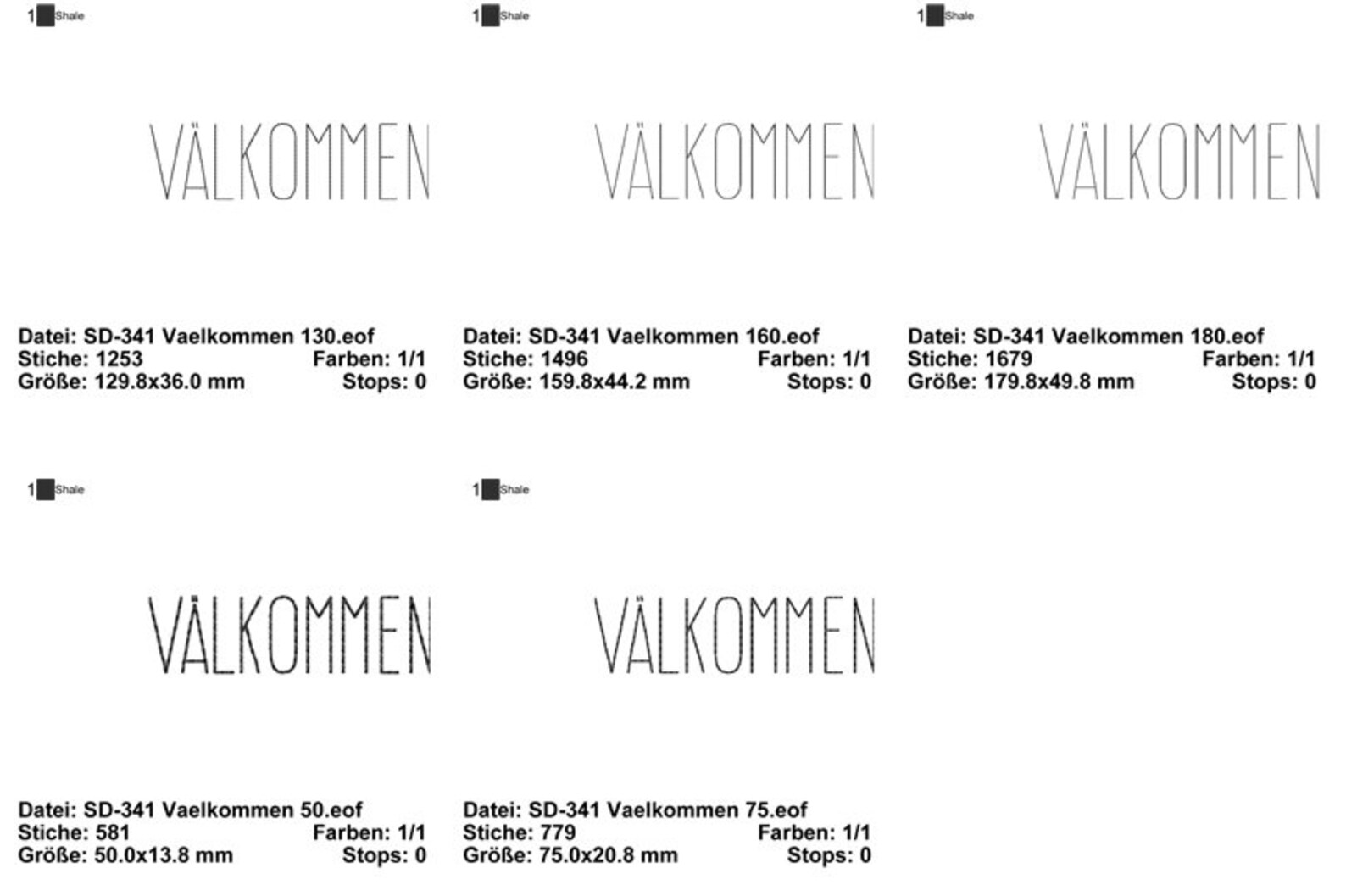 Scandi House in 5 Sizes Embroidery File Etsy