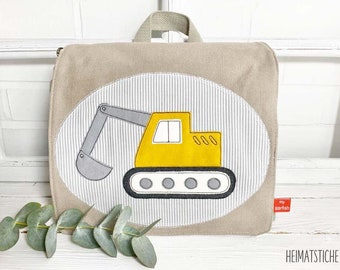 Excavator 13x18 "Baggo" - embroidery file