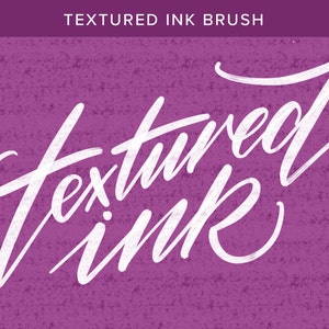 Procreate Lettering Brush Texture Bundle iPad Lettering iPad Pro Typography image 4