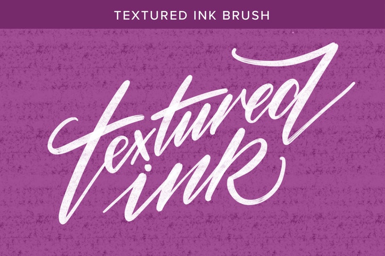 Procreate Lettering Brush Texture Bundle iPad Lettering iPad Pro Typography image 4