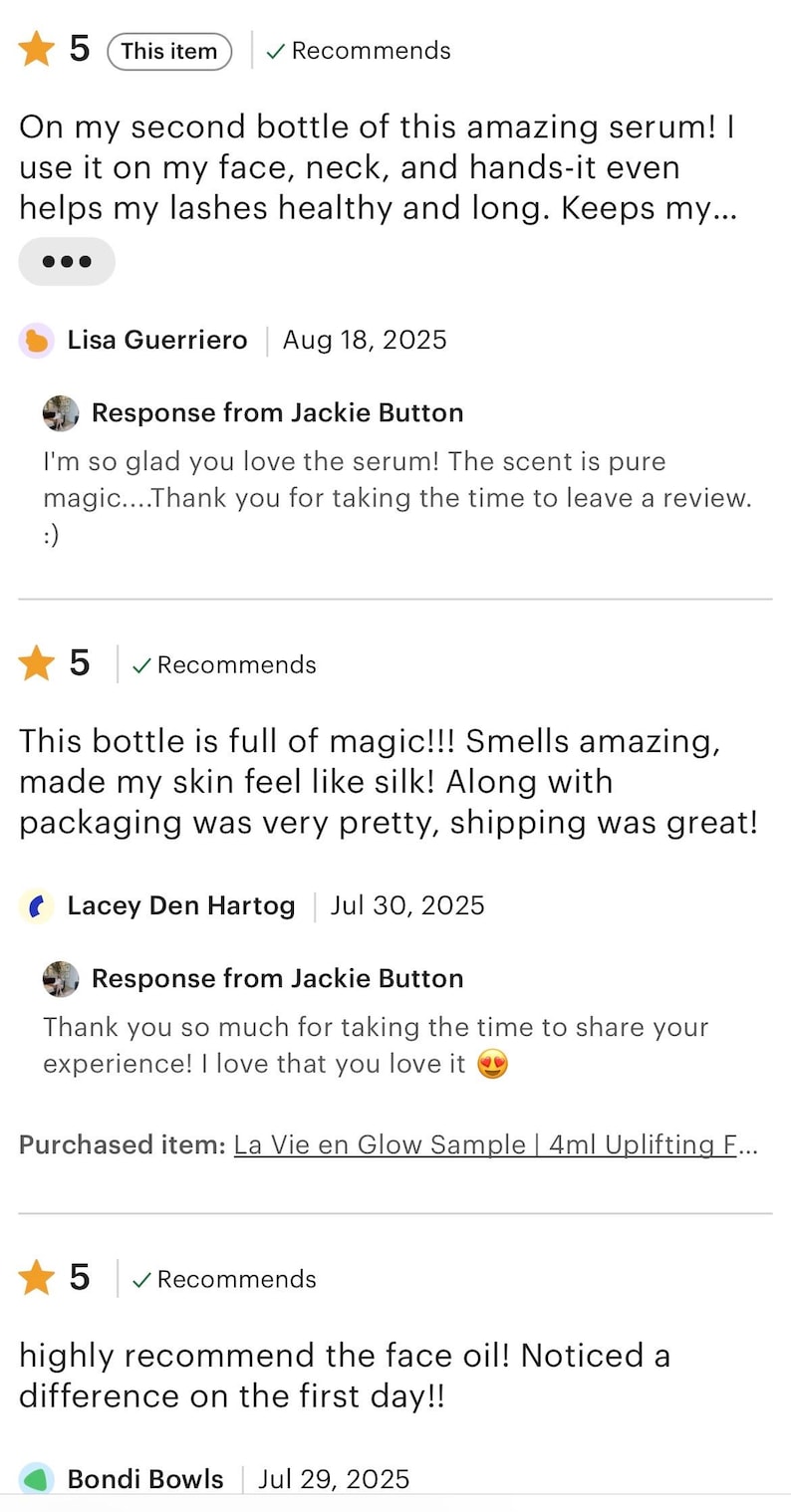 Brightening & Firming Glow Face Serum | Bakuchiol Anti-Aging | Organic Botanical Skincare | Handmade image 12