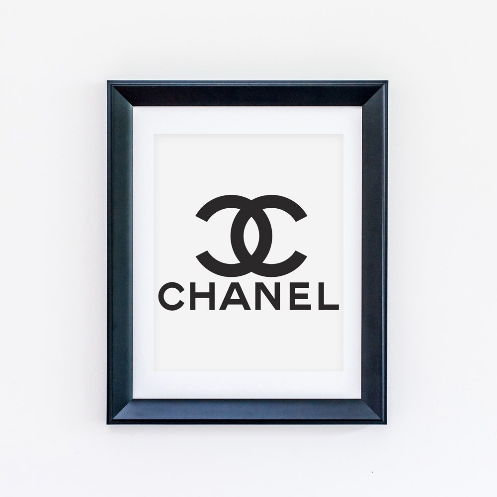 Chanel Instant Print Chanel CC Chanel Logo Sign Chanel | Etsy