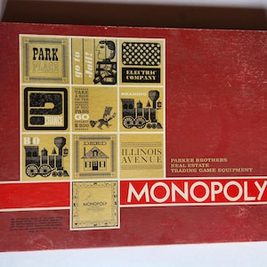 Vintage Parker Brothers Monopoly Game