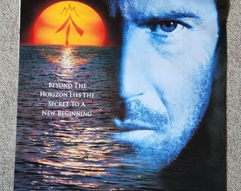 Kevin Costner "Waterworld" Video Store Movie Poster