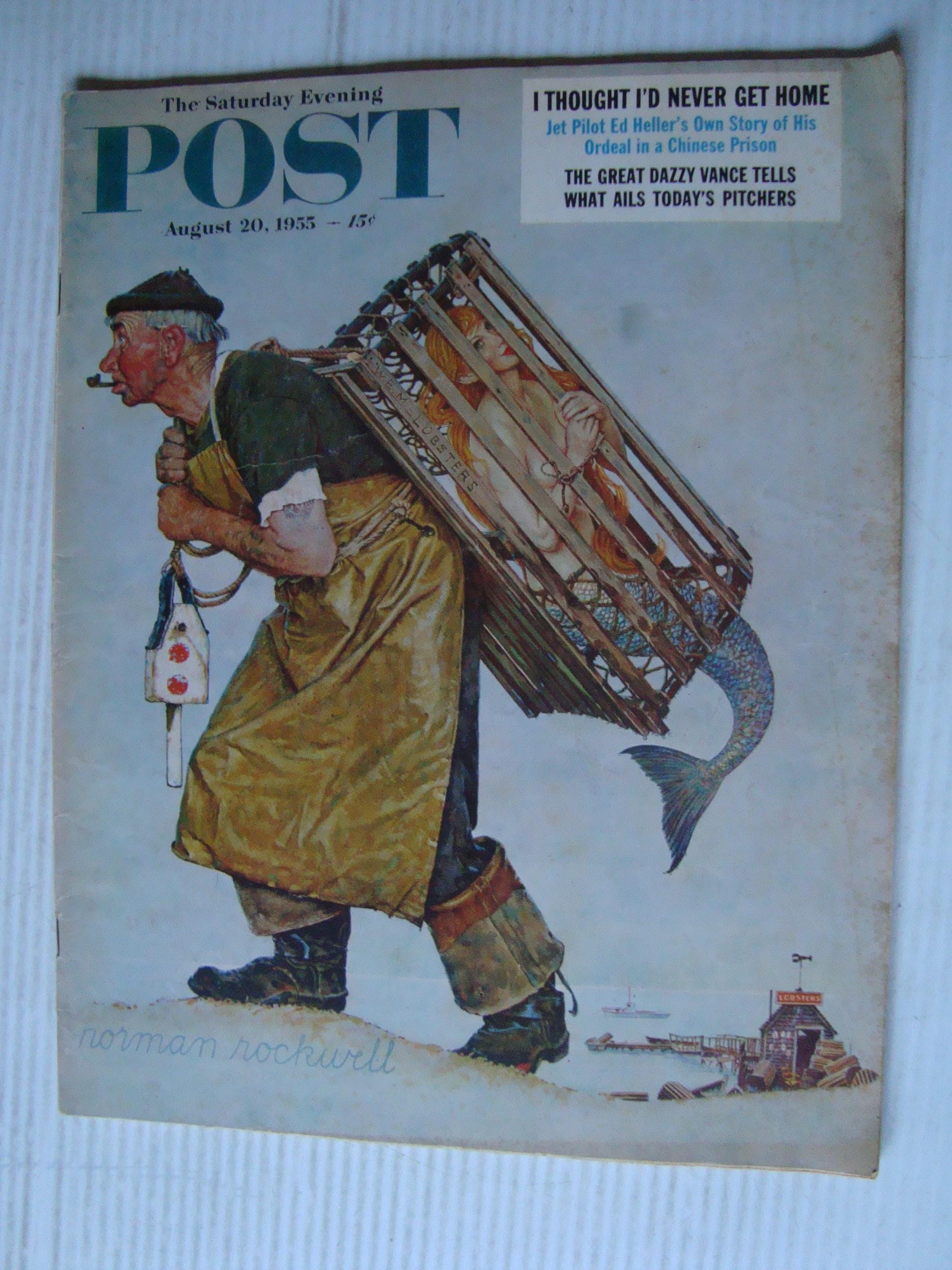 ロックウェルSaturday Evening Post 1955年 The Saturday Evening Post 1955 - Etsy