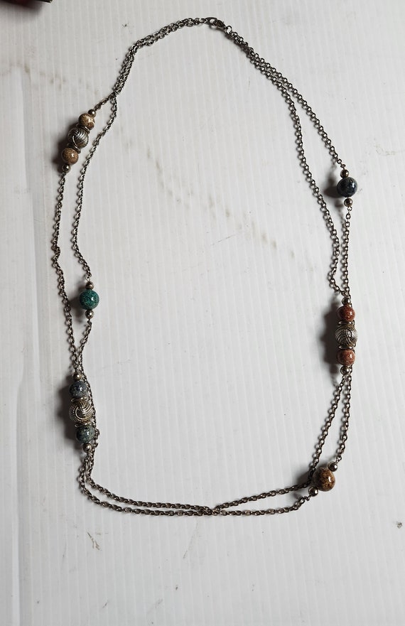 Two Strand Beaded Necklace