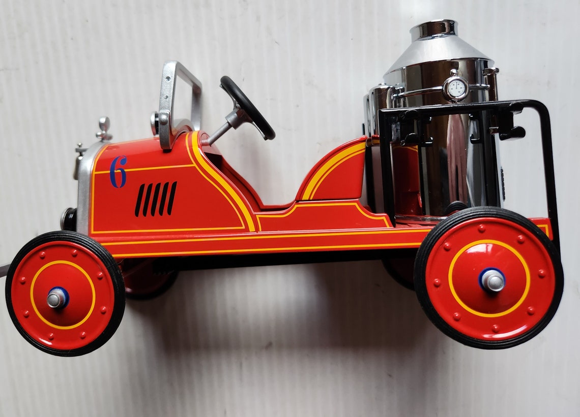 Vieille Pub Hallmark – Camion De Pompier Toledo Fire Engine 1924, Superbe Déco Rétro De Noël à Accrocher