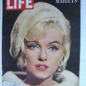 Marilyn Monroe Life Magazine - Etsy