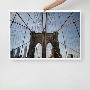 Brooklyn Bridge, NYC Gerahmte Leinwand