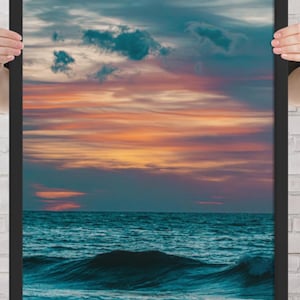 Long Branch, New Jersey – Coastal Sunset Framed Print