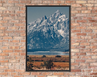 Grand Tetons Framed photo paper poster