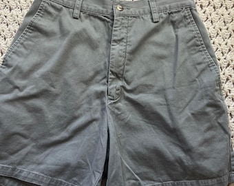 Vintage Y2K Olive Green Chino Shorts Eddie Bauer Women's Size 8 Small